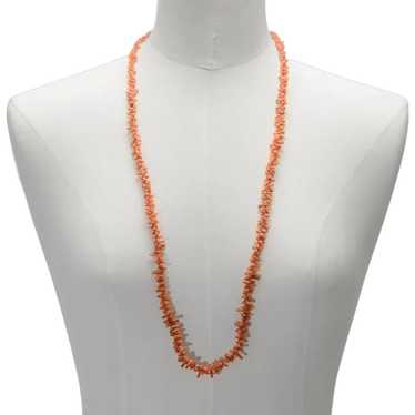 Vintage Natural Red Mediterranean Coral Branch Lo… - image 1