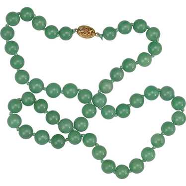 Mixed Green Round Jade Beads