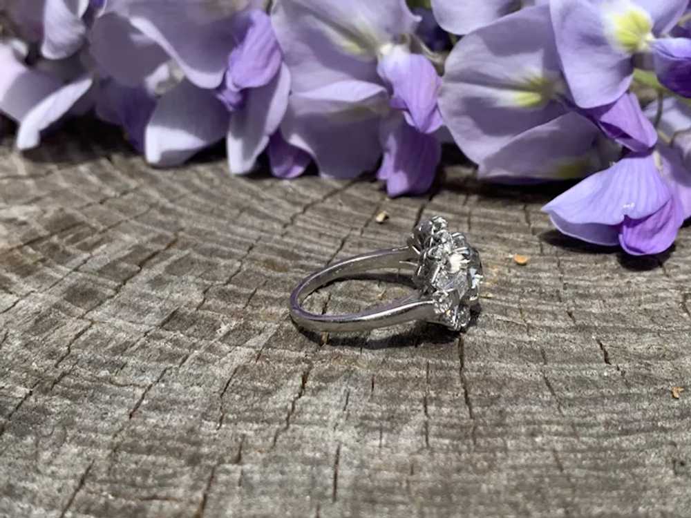 Retro Diamond Engagement Ring - image 10