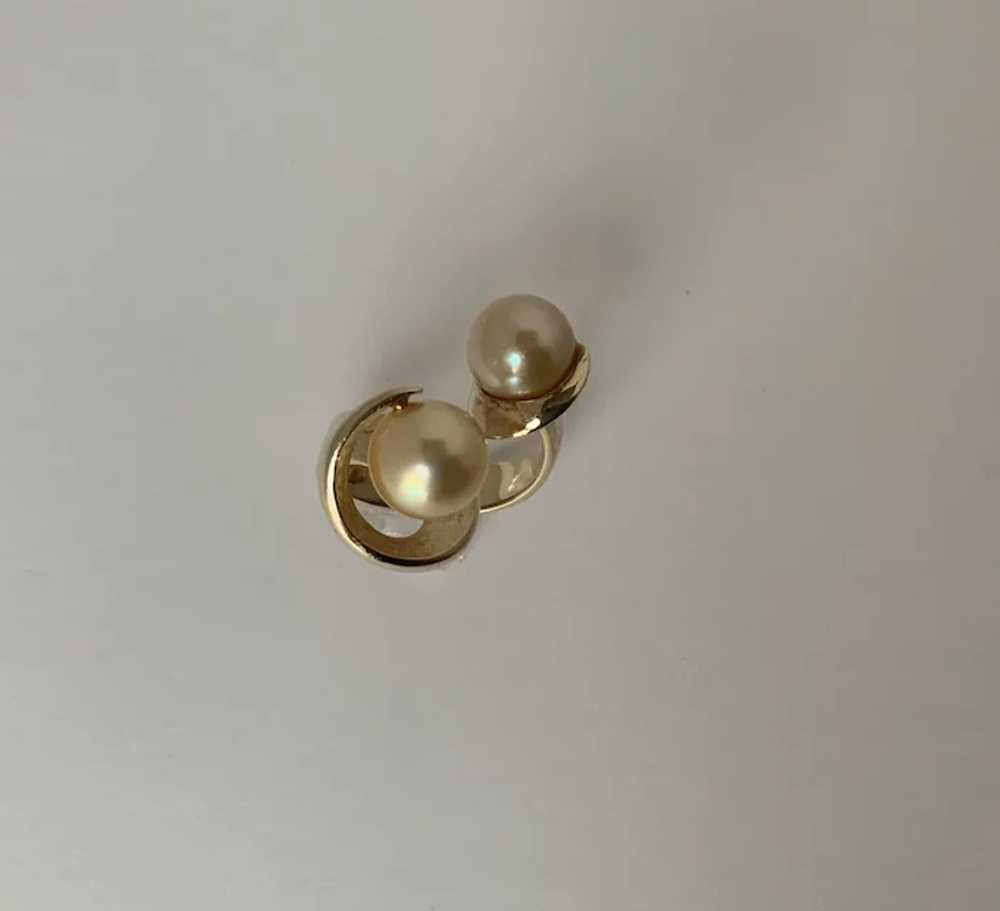 J. Arnold Frew 14 karat gold Modernist ring - image 7