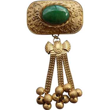 Fantastic Repousse Vintage Pin/ Broach - image 1