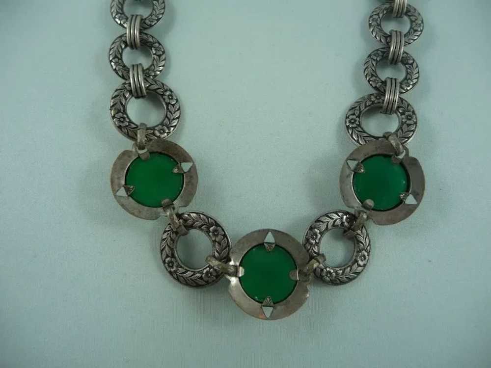 Lovely Deco Green Necklace - image 5