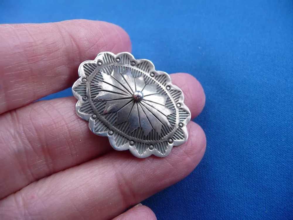 Beautiful Vintage Southwest Navahoe Sterling Pier… - image 2