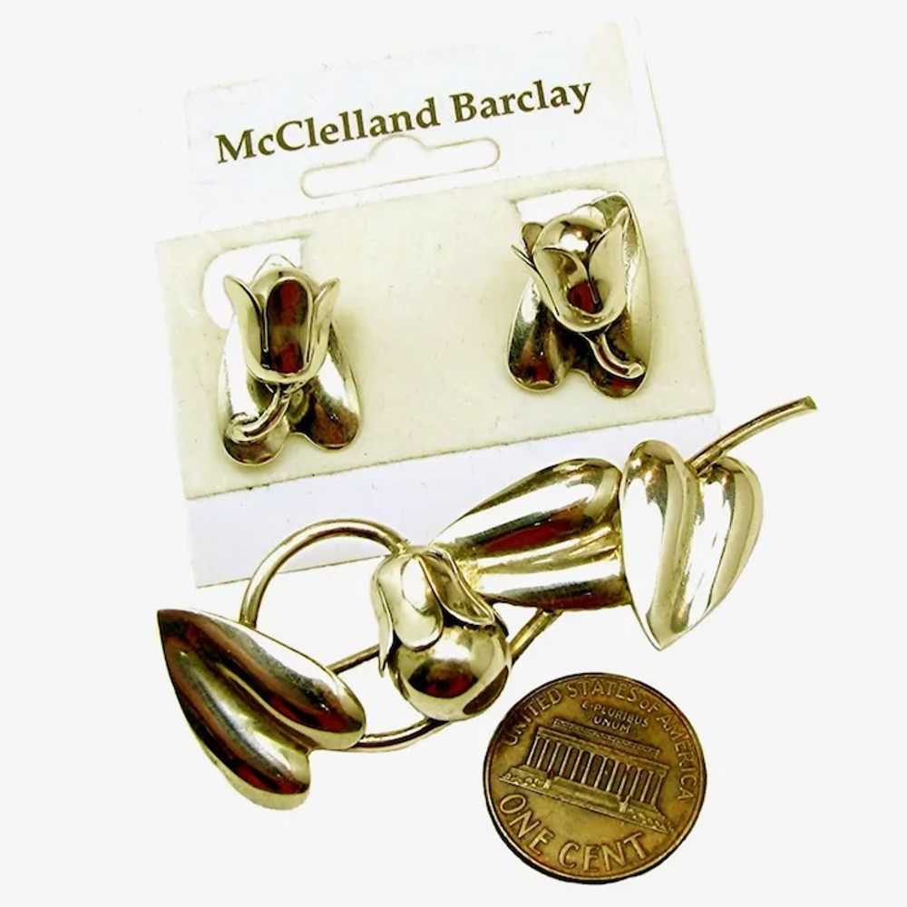 c.1930's McCLELLAND BARCLAY ~Sterling Silver ~Flo… - image 3