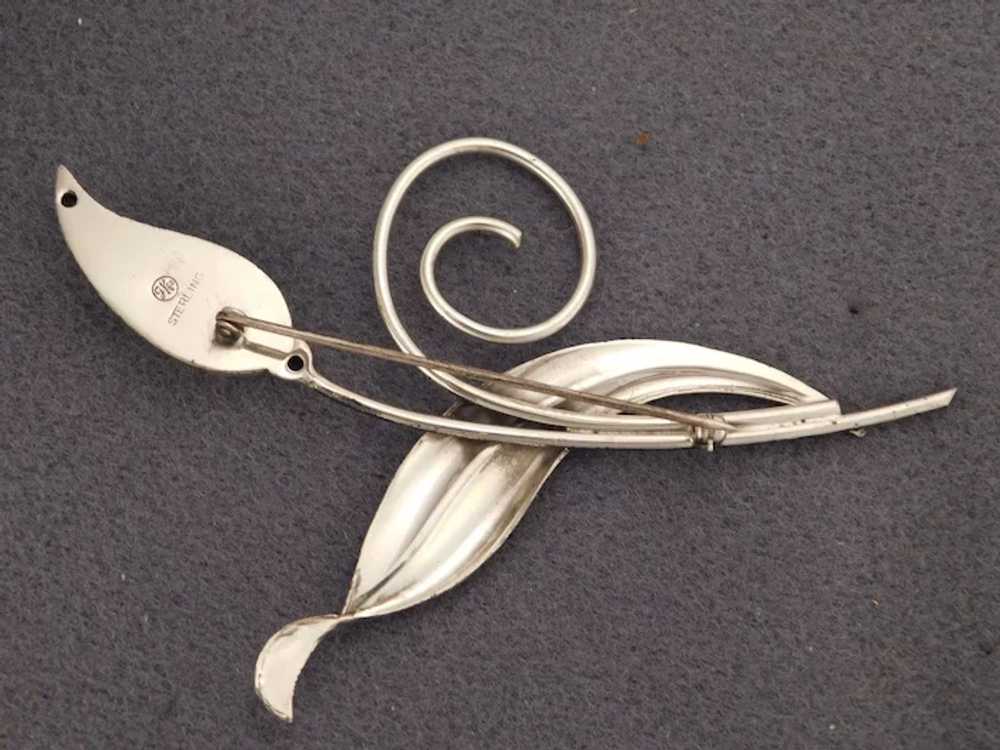 Sterling Silver Tulip Pin - image 3