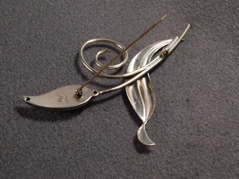 Sterling Silver Tulip Pin - image 5