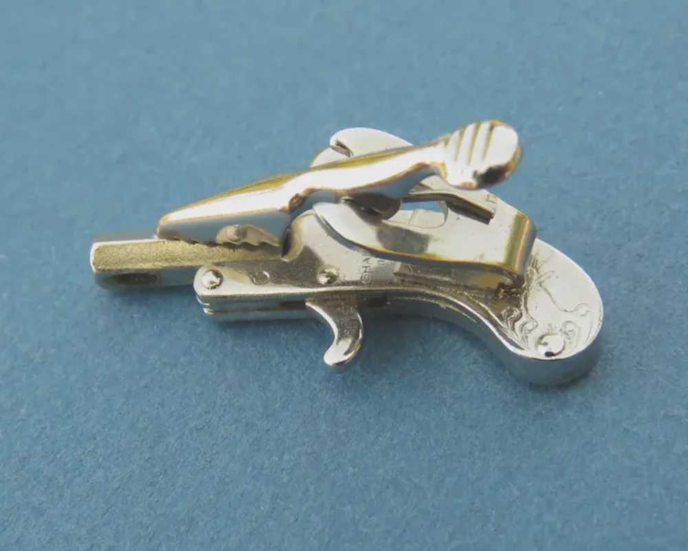 Novelty Miniature Pinfire Tie Clip - image 3