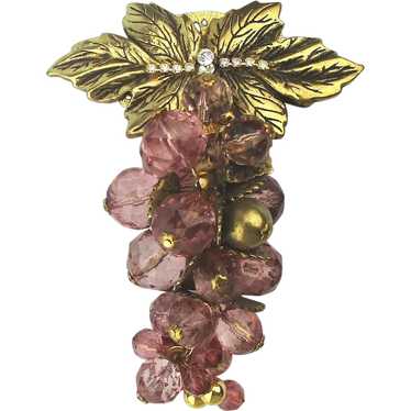 Large Cascading Pin Dangling Grapes - image 1