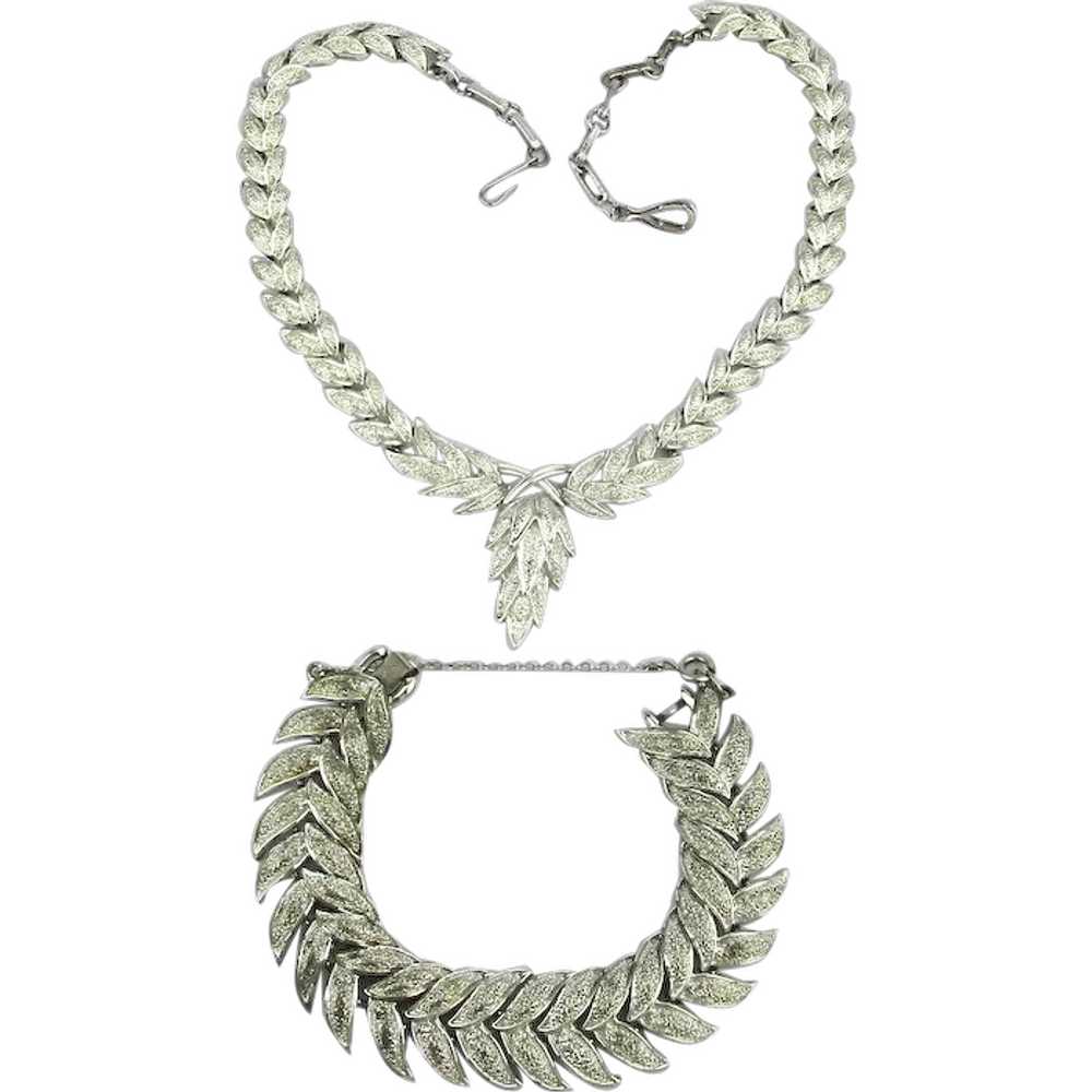 Vintage CORO Demi Parure Necklace - Bracelet Set - image 1
