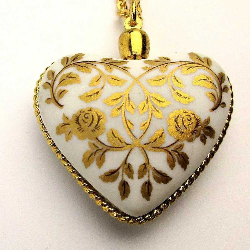 Vintage 1979 Kaiser Porcelain Heart ~ Mother's Da… - image 4