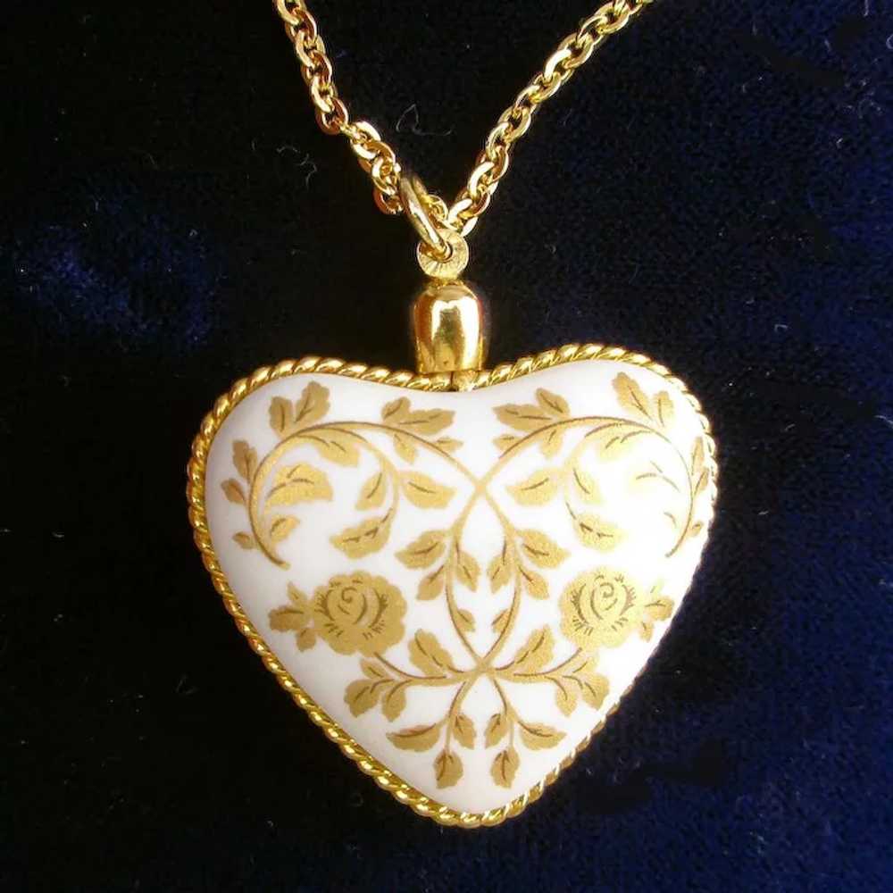 Vintage 1979 Kaiser Porcelain Heart ~ Mother's Da… - image 8