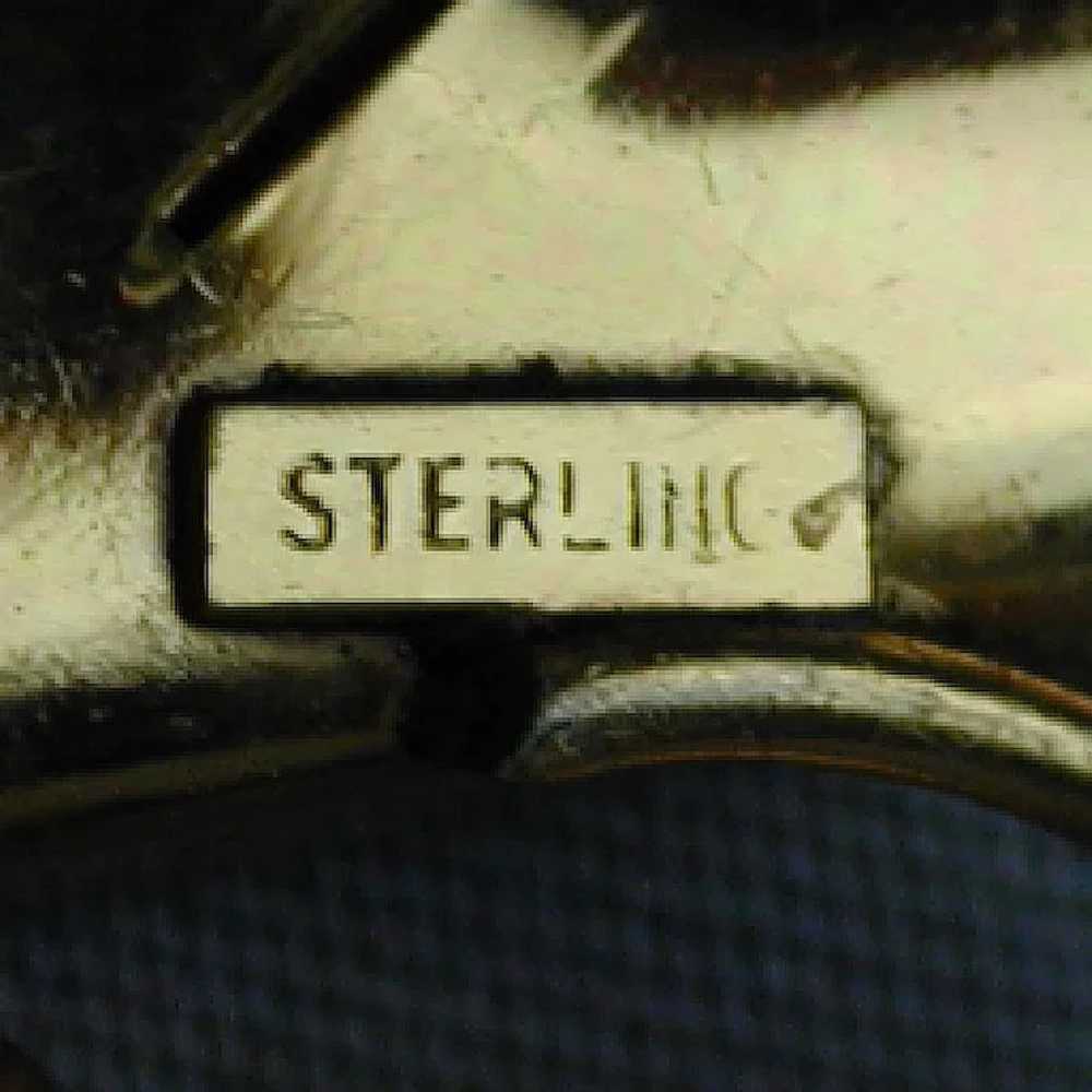 Vintage Gold Vermeil on Sterling Silver Flower Pi… - image 6