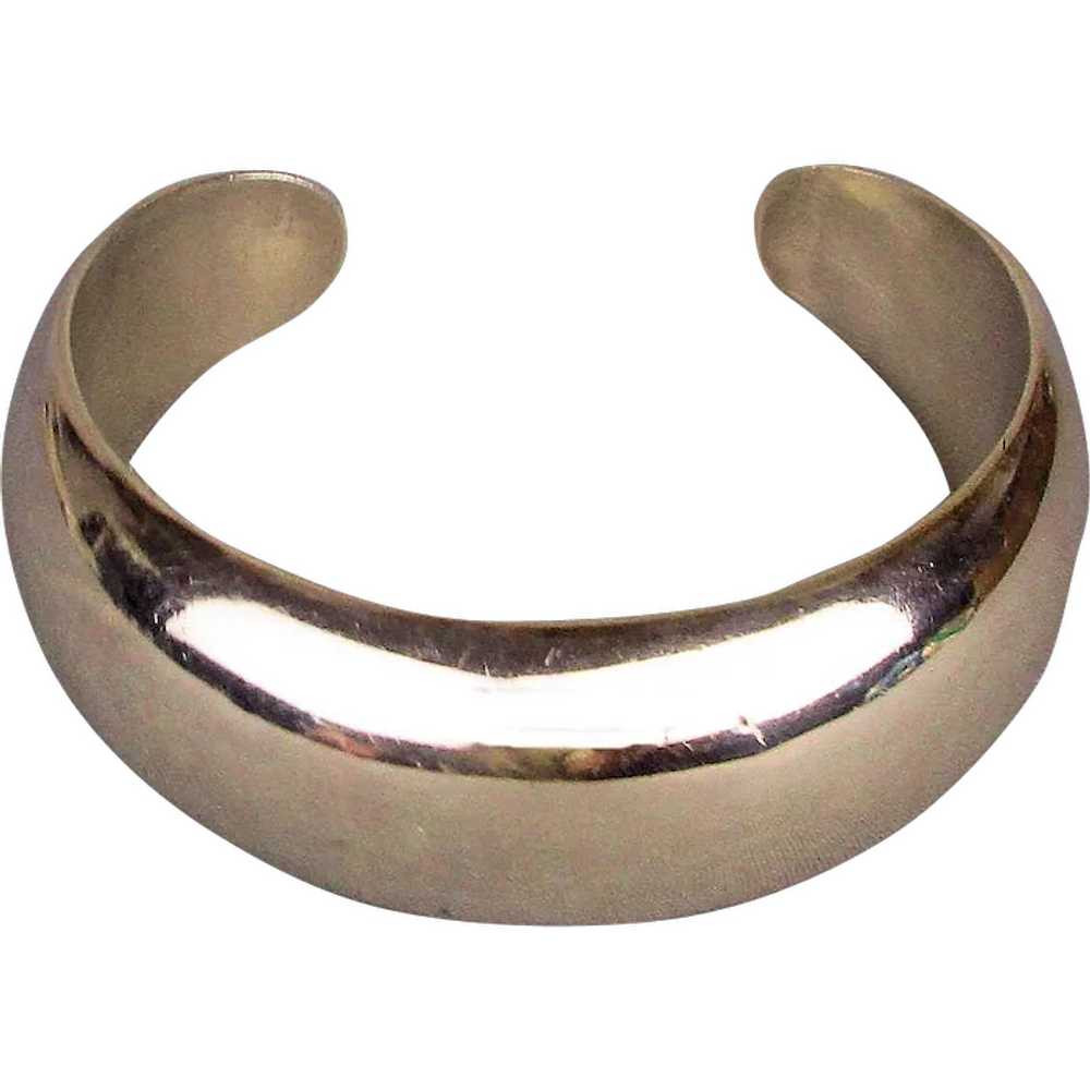 Los Ballesteros Taxco Sterling Silver Cuff Braclet - image 1