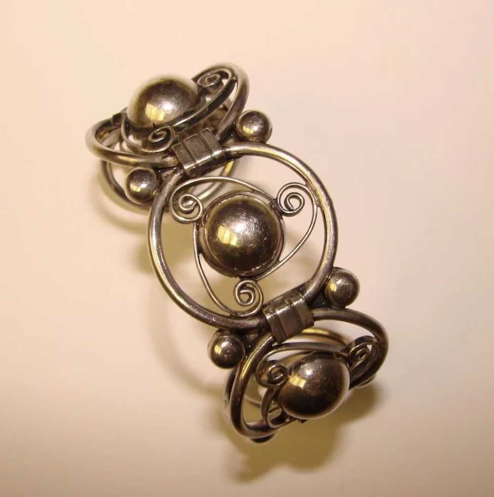 Fabulous MEXICAN STERLING Taxco Ornate Vintage Cu… - image 2