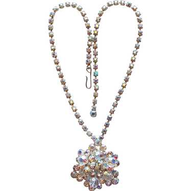 Gorgeous AURORA RHINESTONE Vintage Necklace