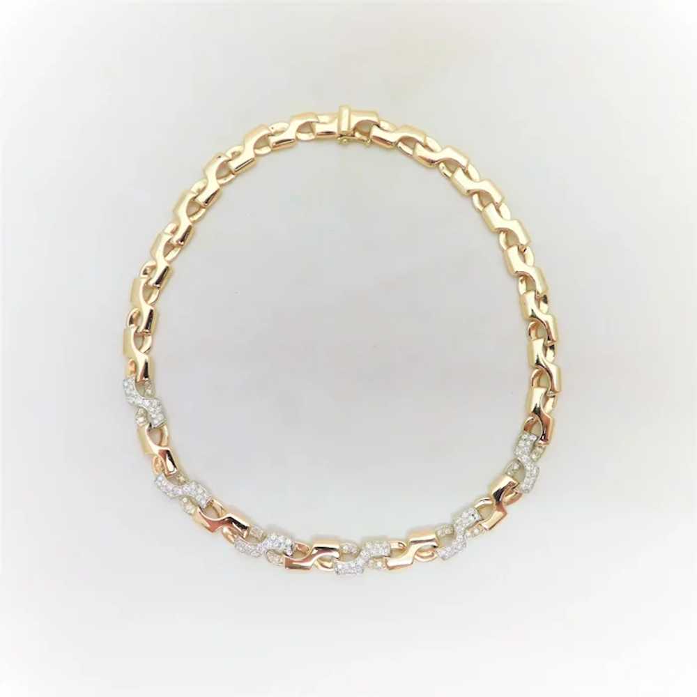 Diamond Infinity Link Necklace - image 5