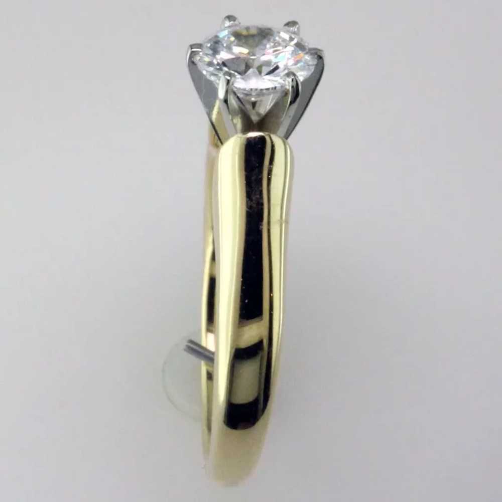 1 ct D Internally Flawless Diamond 18 Karat Gold … - image 3