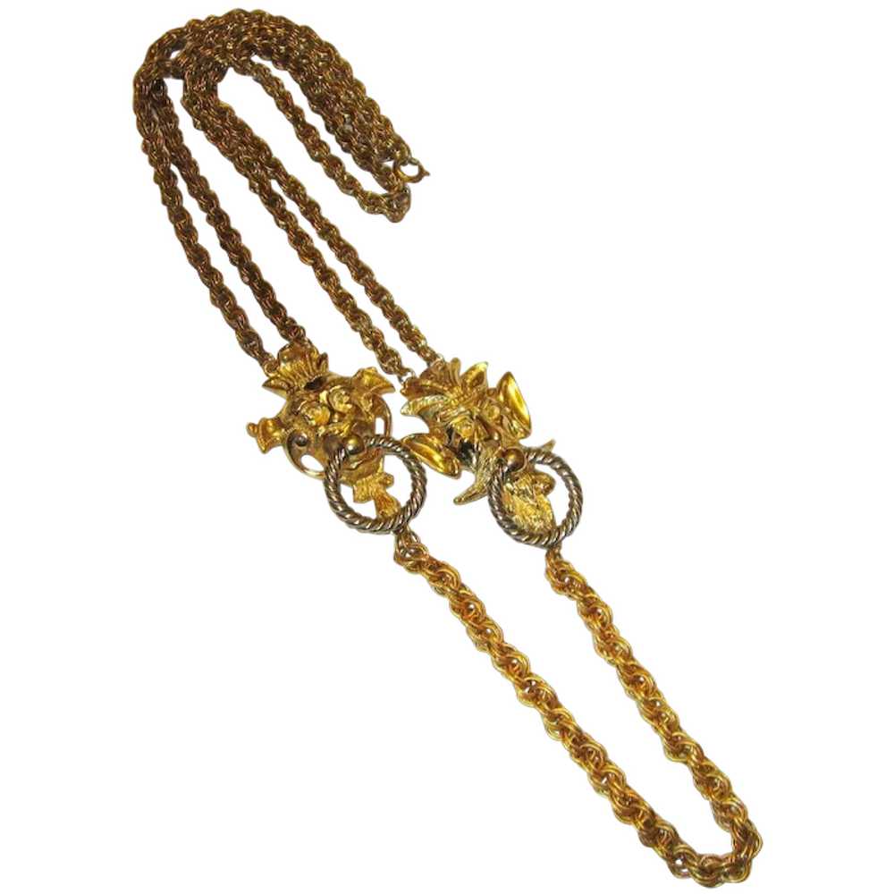 Lucien Piccard Gold-Toned and Silver-Toned Neckla… - image 1