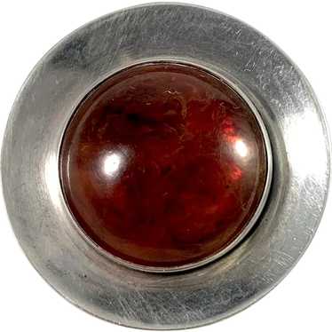 Niels Erik From, Denmark 1950-60s Sterling Amber … - image 1