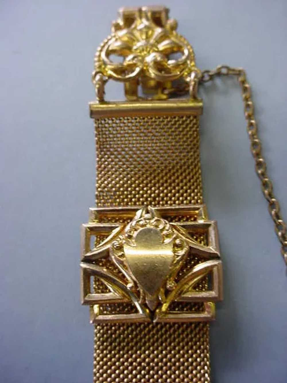 VINTAGE Fancy Gentleman's Watch Chain and Fob Bri… - image 4