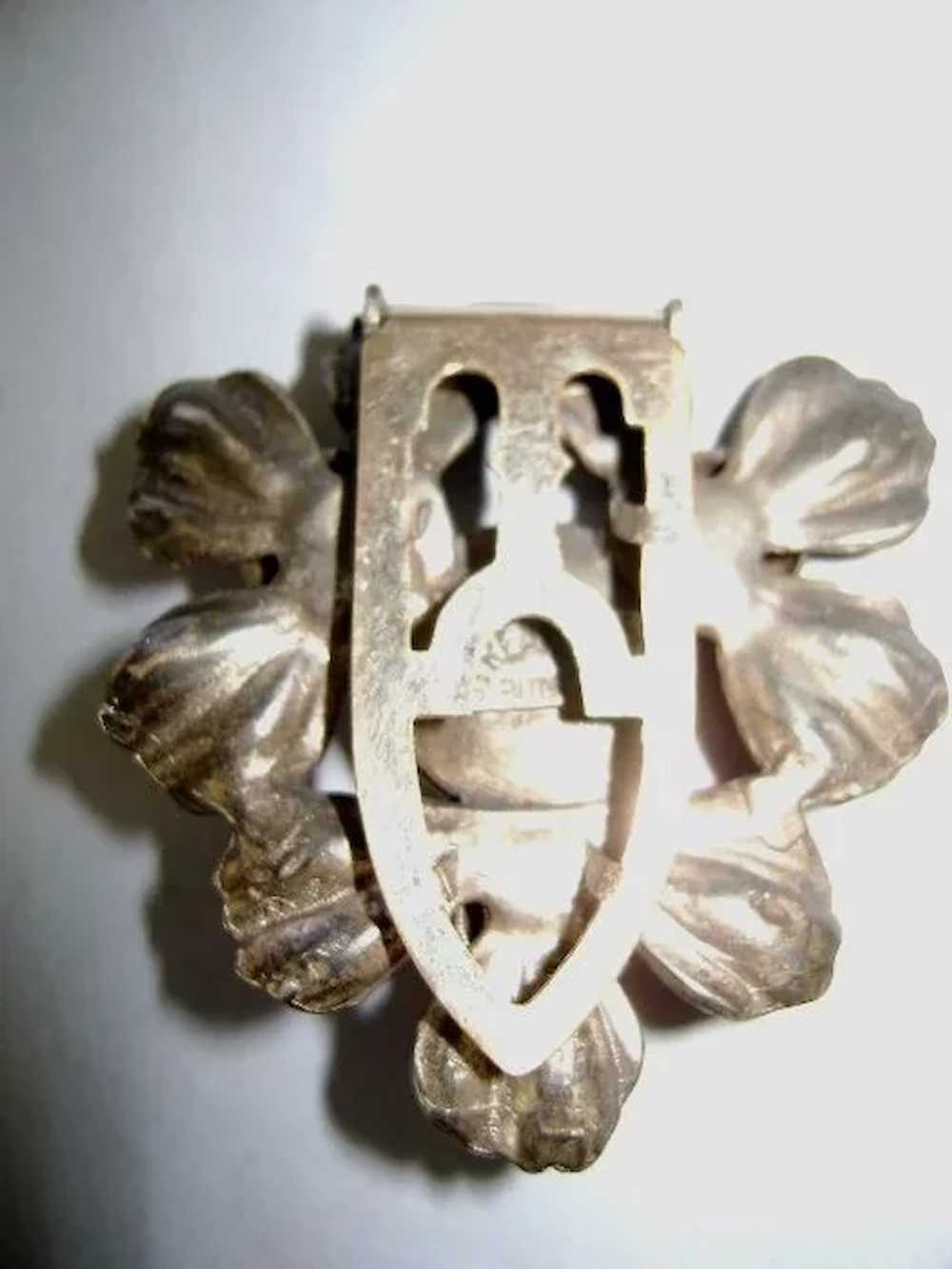 VINTAGE Classy Dress Clip Flower - image 4