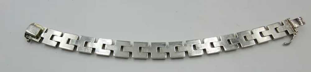 VINTAGE Sterling Bracelet 15 Links Made in Italy - image 5