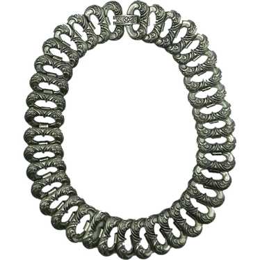 VINTAGE Famous Napier Jewelry Wide Choker Collar … - image 1