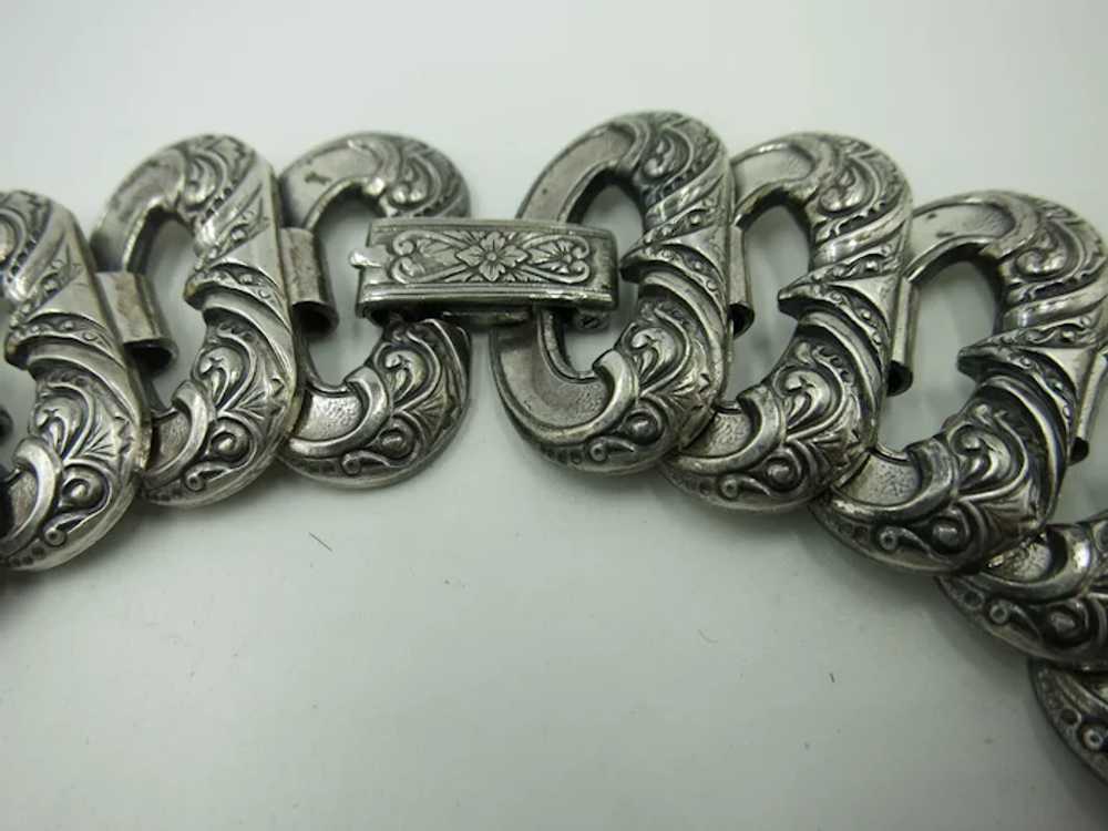 VINTAGE Famous Napier Jewelry Wide Choker Collar … - image 4