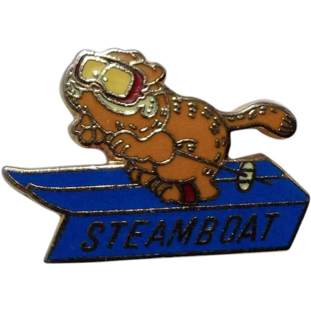 Garfield Steamboat Springs Ski Slope Pin The Cats… - image 1