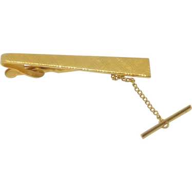 Dante Gold Tone Tie Clip with Chain