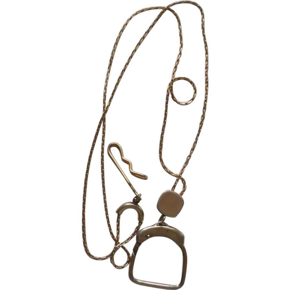 Swank Slide Watch or Key Chain 1940’s - image 1