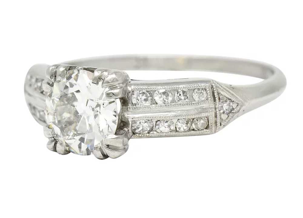 1950's Mid-Century 1.37 CTW Diamond Platinum Poin… - image 6