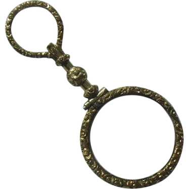 9 ct Gold Cased Quizzer/lorgnette Magnifier Ca 18… - image 1