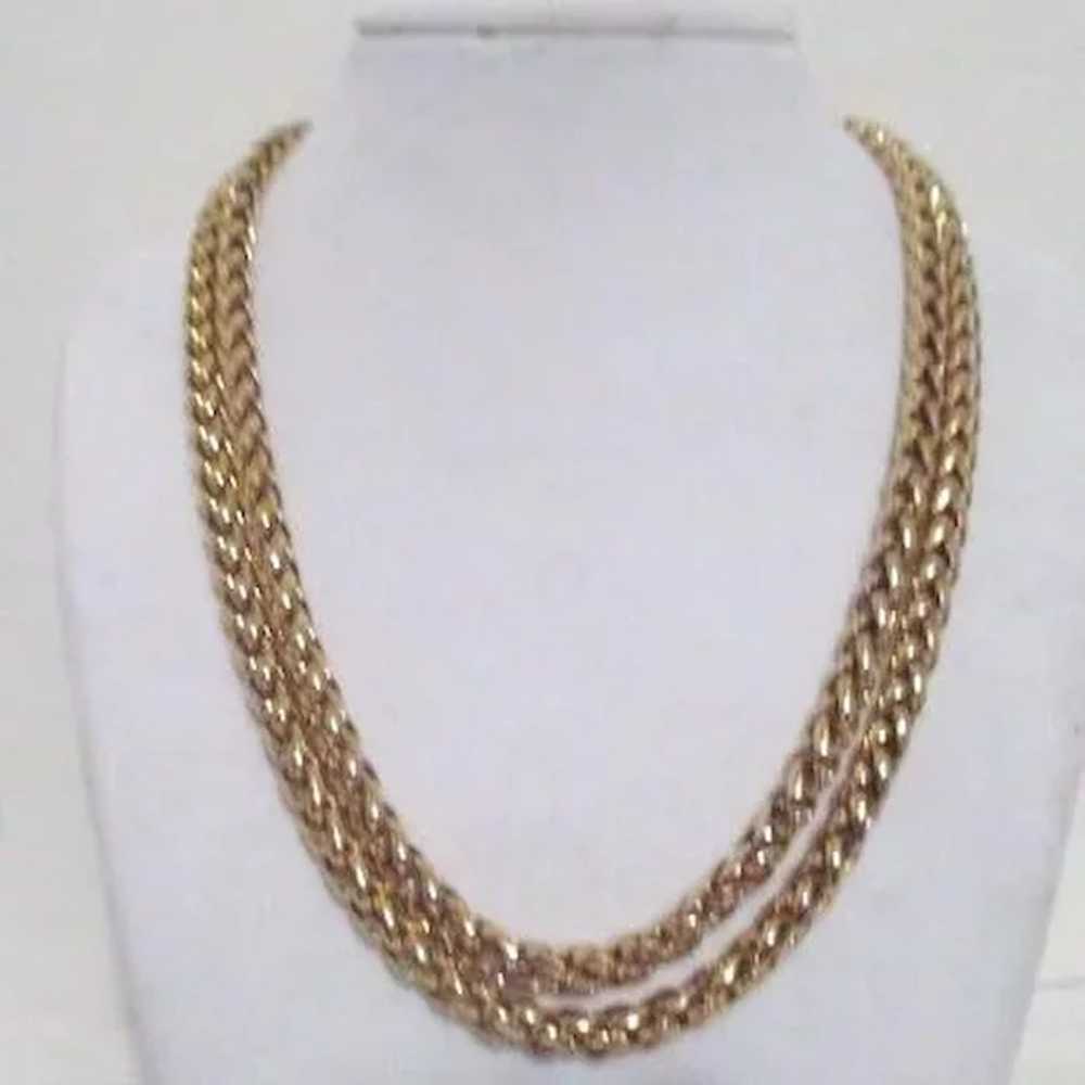 Monet Goldtone 36" Chain Necklace - image 2