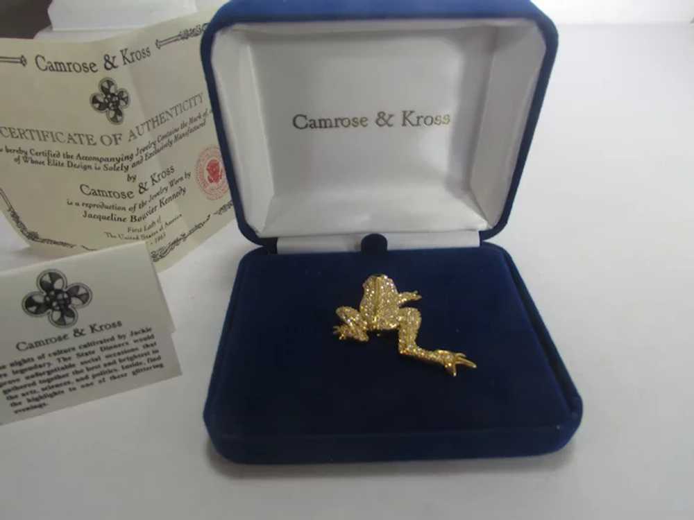Vintage Camrose & Kross Jackie Kennedy Replica Go… - image 4