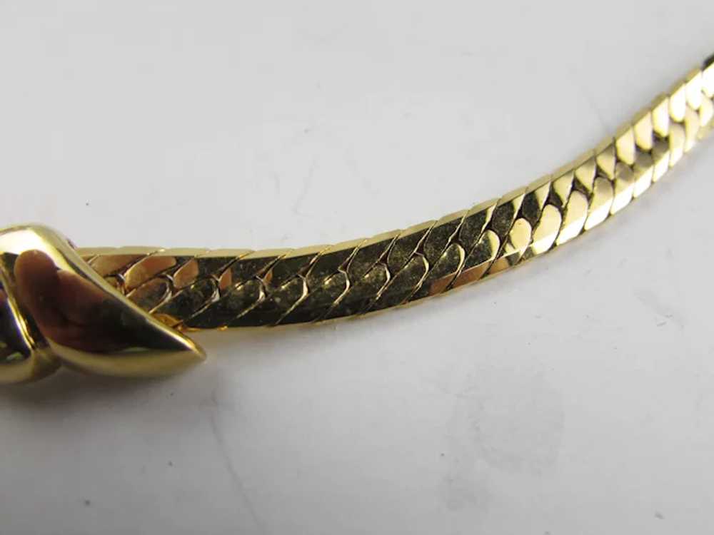 Vintage Napier Gold Tone Mid Century Necklace - image 10
