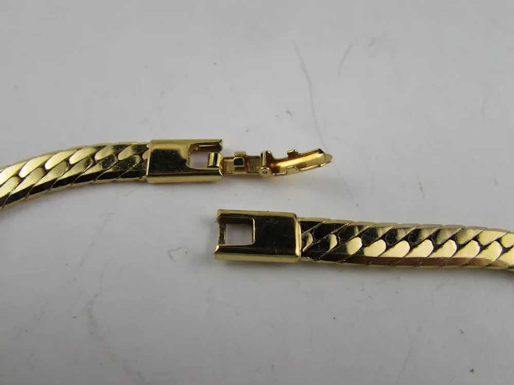 Vintage Napier Gold Tone Mid Century Necklace - image 9