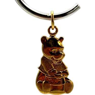 14K Winnie the Pooh Pendant Charm