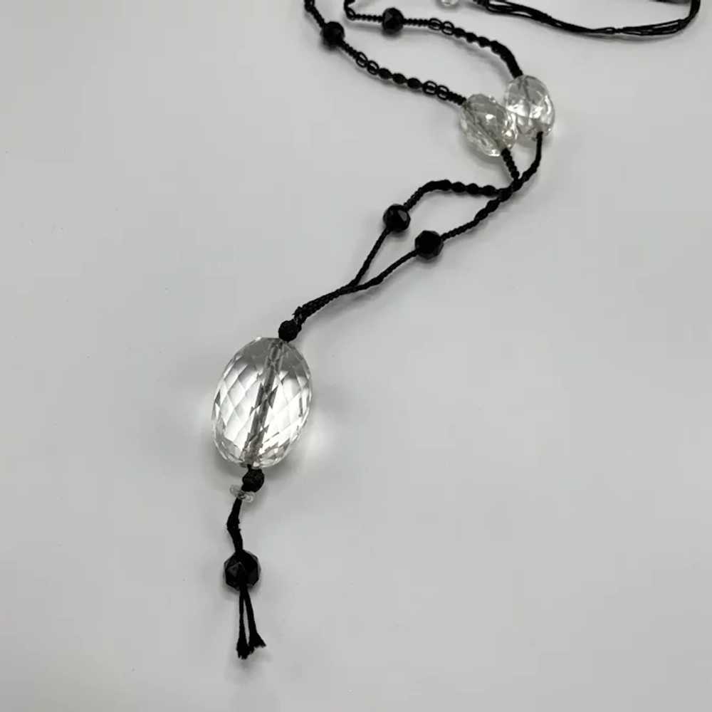 Unusually and Delicately Strung 1930s Crystal and… - image 3