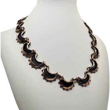 1950s Renoir Crescent Shaped Copper and Anodized C