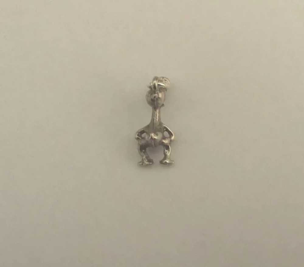 Early Sterling Daffy Duck Charm - image 2