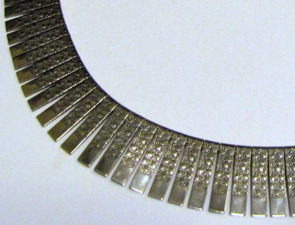 Elegant Vintage Cleopatra Fringe Bib Necklace - image 2
