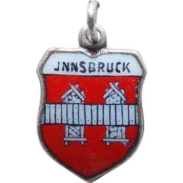 Innsbruck 800 Silver & Enamel Vintage Charm - Aus… - image 1