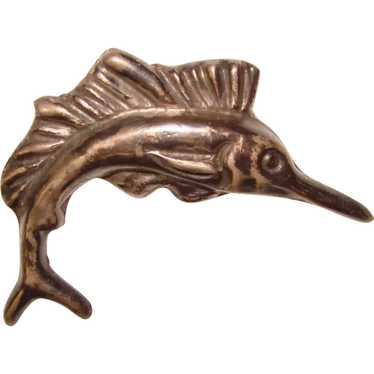 Awesome MEXICAN STERLING Sailfish Brooch