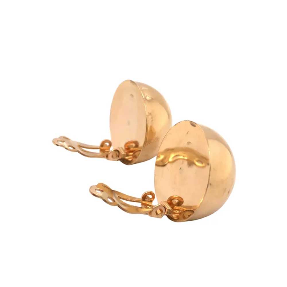 14K Yellow Gold Earring - image 2