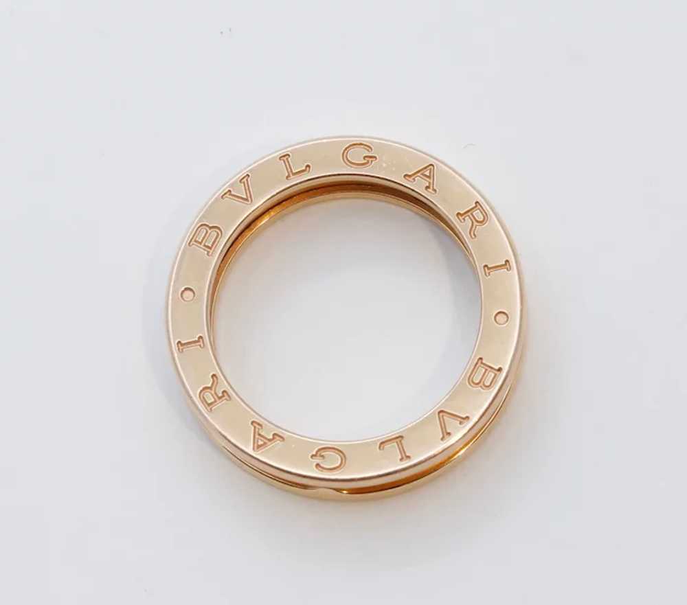 Bvlgari 18K Rose Gold B.Zero 1 Ring - image 3