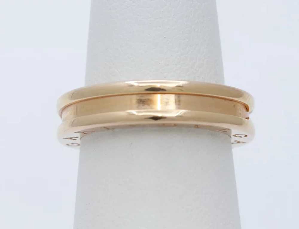 Bvlgari 18K Rose Gold B.Zero 1 Ring - image 7