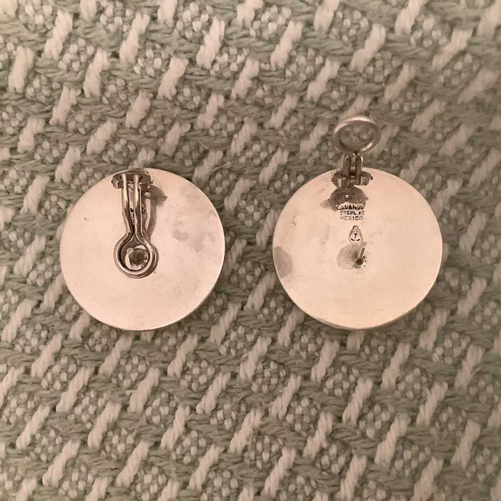 ‘Avanti’ Vintage 925 Sterling Earrings mexico - image 2