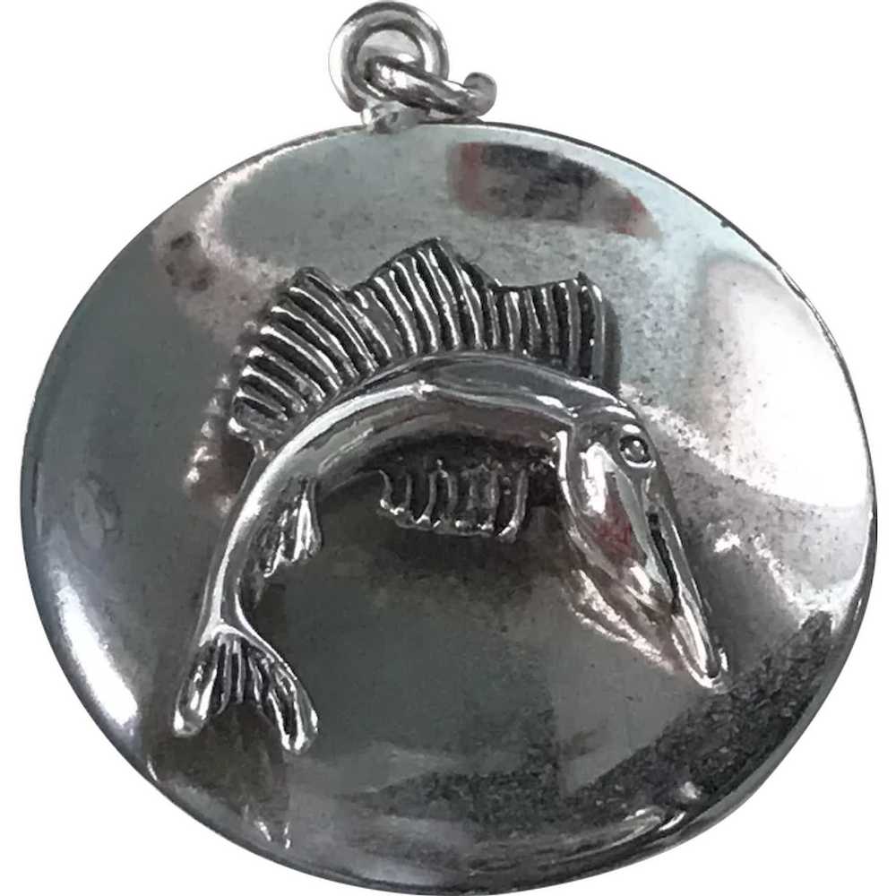 Sailfish Trophy Fish Vintage Charm Sterling Silve… - image 1