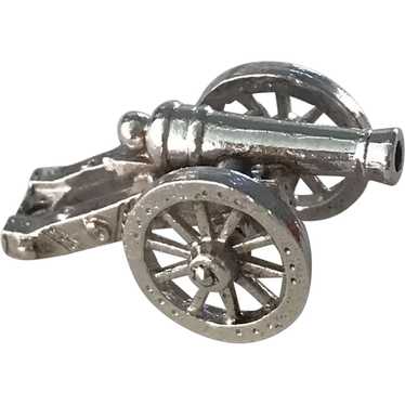 Cannon Vintage Charm Sterling Silver Three-Dimens… - image 1